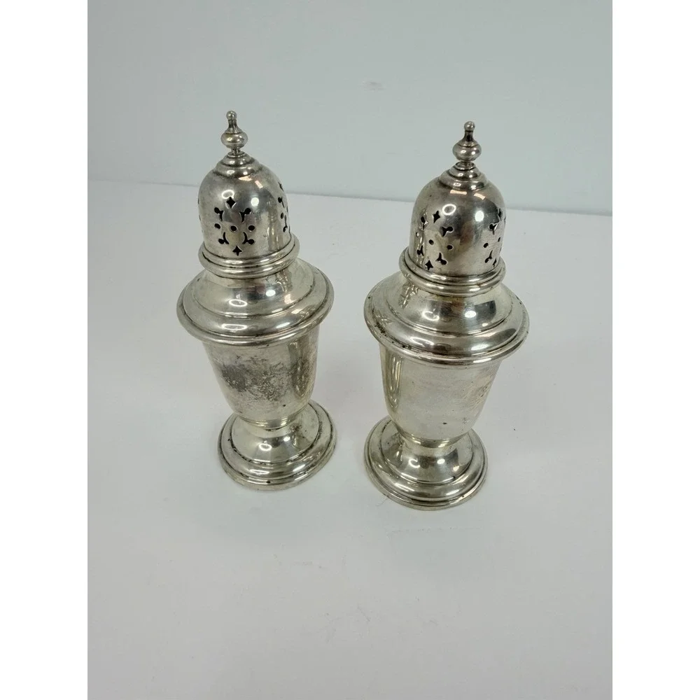 Gorham Sterling Silver Salt & Pepper Shaker Set #758 74g